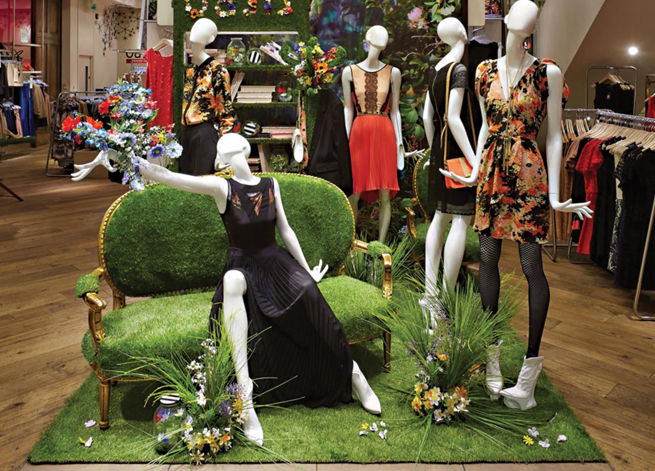 Artful Shadows and Light on Wall, Perfect for Compelling Product ... The Role of Visual Merchandising in Fashion Sales: Creating Compelling Product Displays