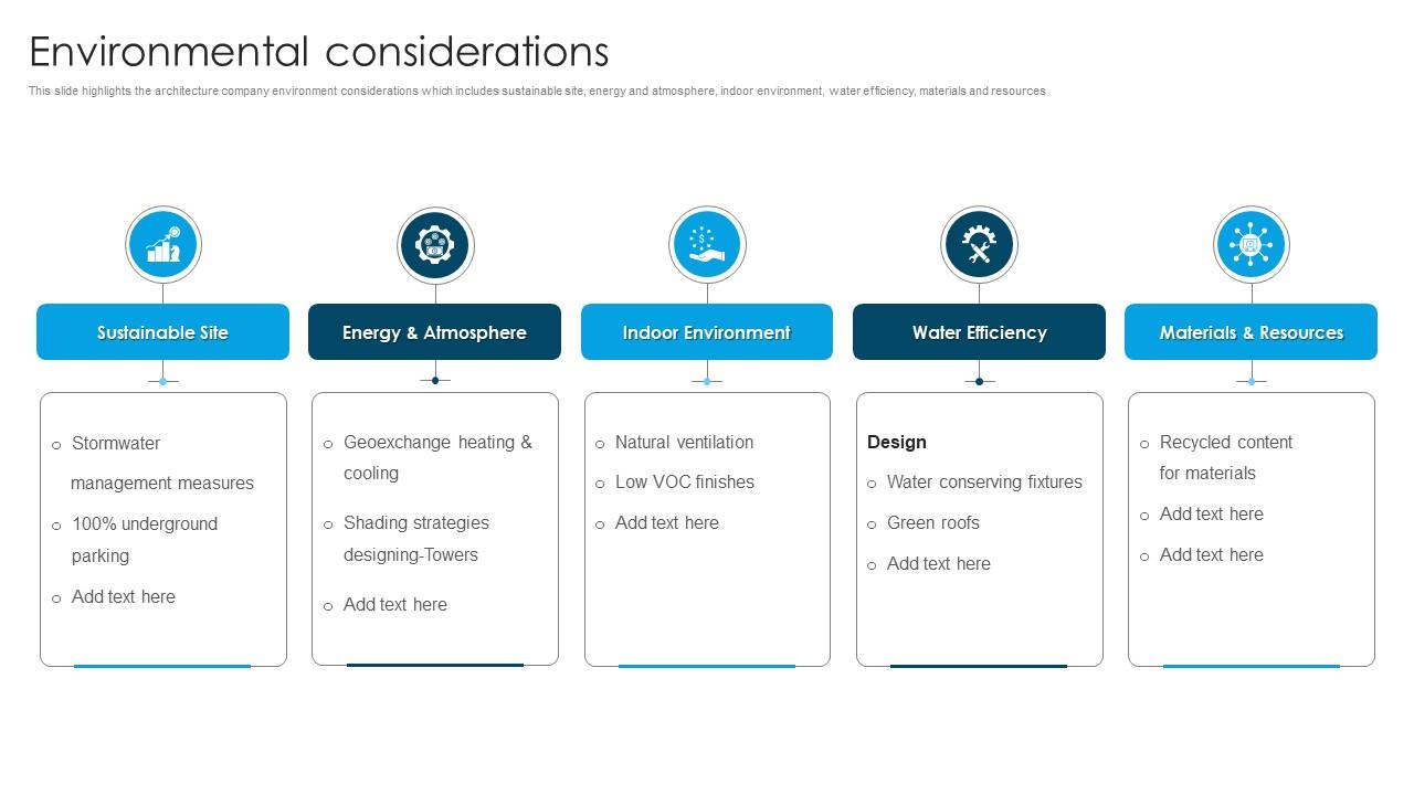 Global Design And Architecture Firm Environmental Considerations PPT ... Global Design And Architecture Firm Environmental Considerations PPT ...