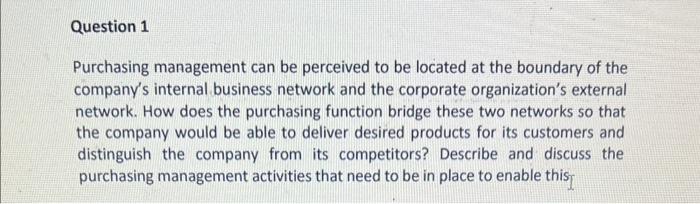 Driving Purchasing Decisions Through Effective Business and Management Practices
