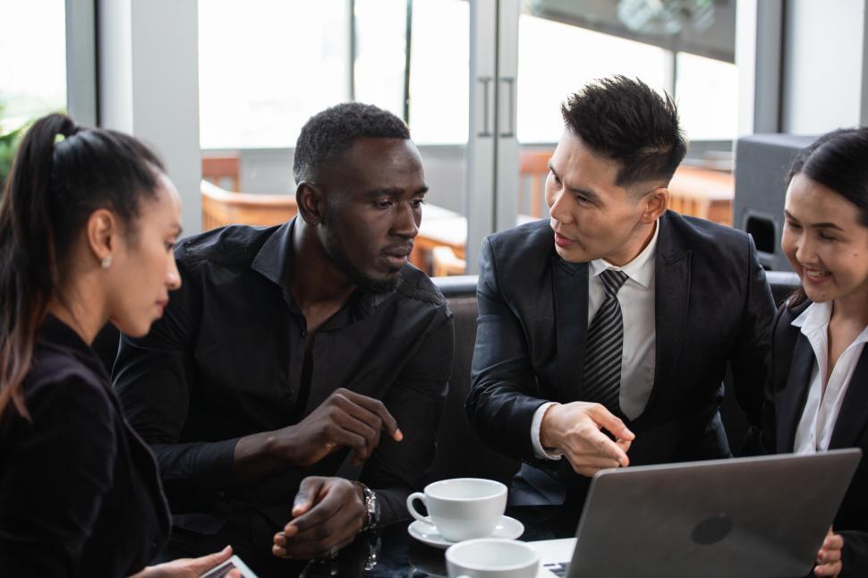 Free Stock Photo of Group of diverse business people meeting clients ... Business and Management Approaches to Strengthen Adoption of Accounting Methods