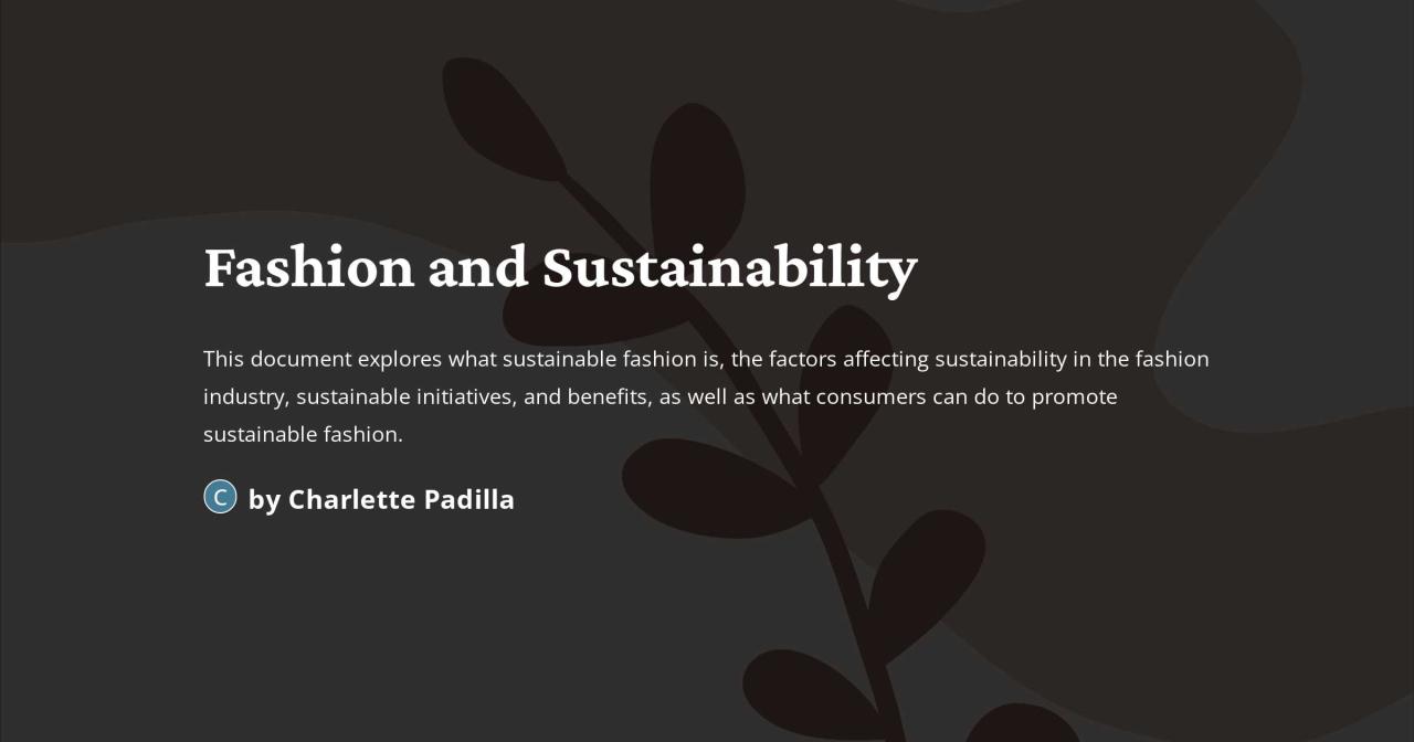 SOLUTION: Sustainability in fashion brands - Studypool The Role of Sustainability in Influencing Fashion Purchasing Decisions
